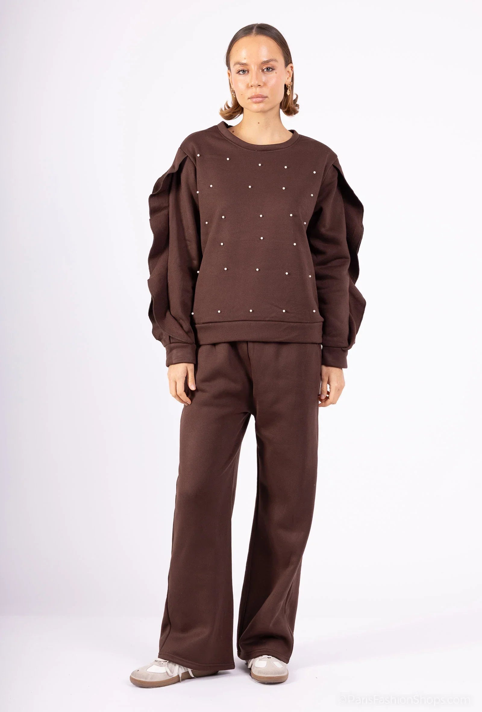 Cute pearl sweater set