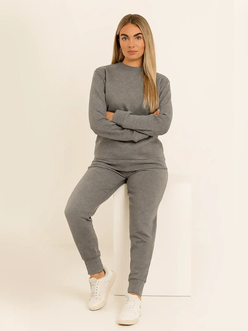 Ladies Long Sleeve Plain Set