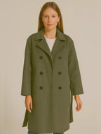 Ladies Long Sleeve with Button Coat