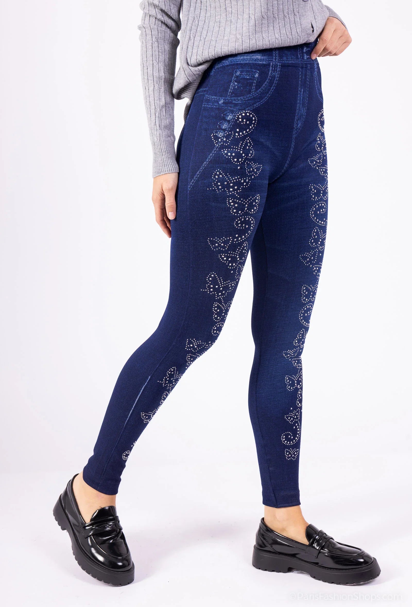 Butterfly pattern leggings