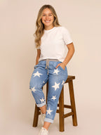 Italian Joggers Star Print
