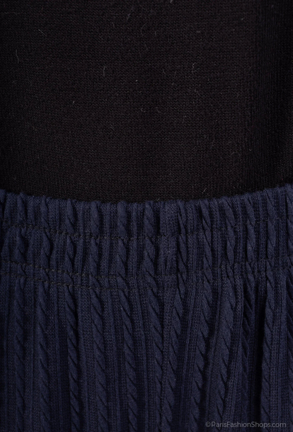 Braided ribbed pants