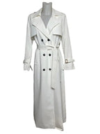 ALTHEA Trench Coat – Long Elegant Belted