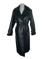 PU Fur Trench
