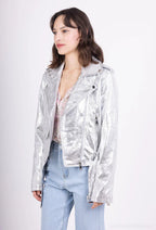 Faux leather jacket venil