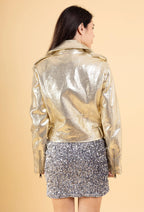 Faux leather jacket venil