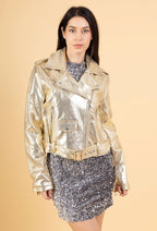 Faux leather jacket venil